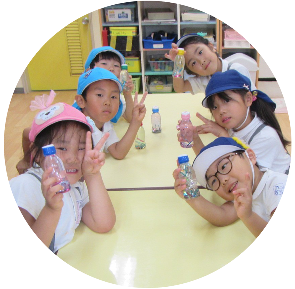キラキラドーム作り
